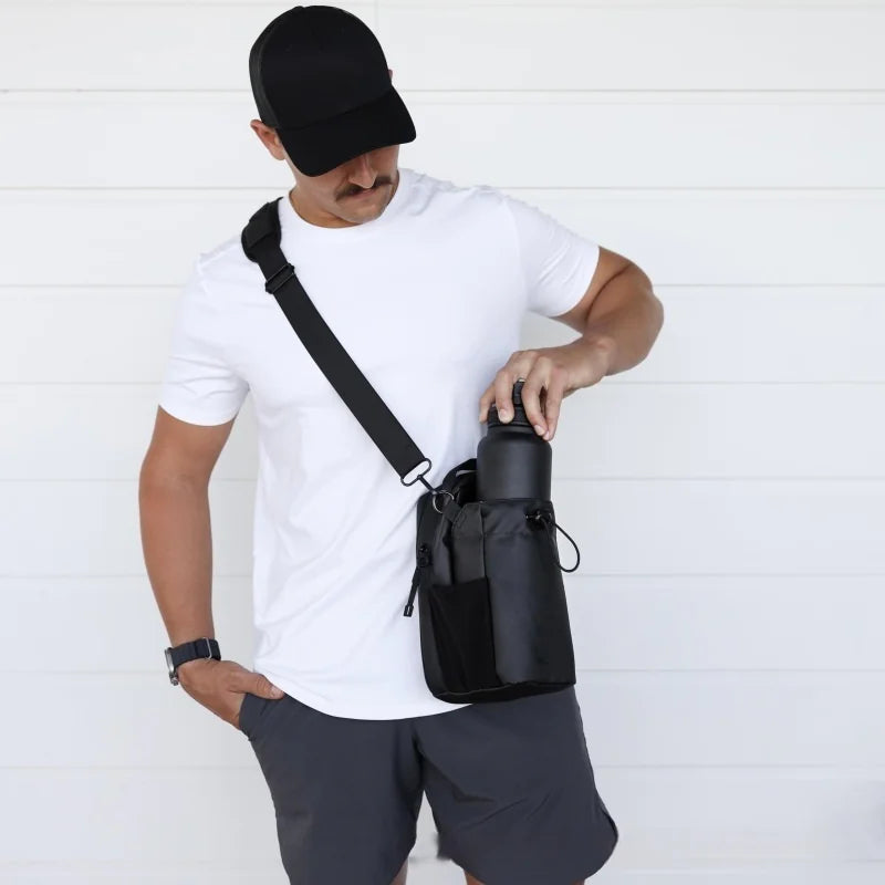 MAG BAG- MAGNETIC GYM BAG WITH BOTTLE HOLDER